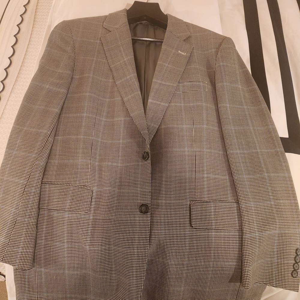 Brooks Brothers Classic Gray Plaid Blazer